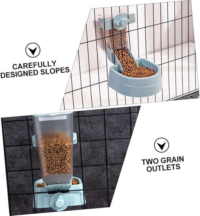Levemolo Hanging Automatic Bird Feeder for Indoor Outdoor Use Reliable Pet Food Dispenser for Parakeets Hamsters Hedgehogs Easy Installation High