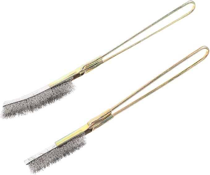 2Pcs Bird Cage Cleaning Brush Extra Long Handle Brushes for Easy Cleaning of Bird Cages Pet Cages Bird Nests Durable Scrub Brushes