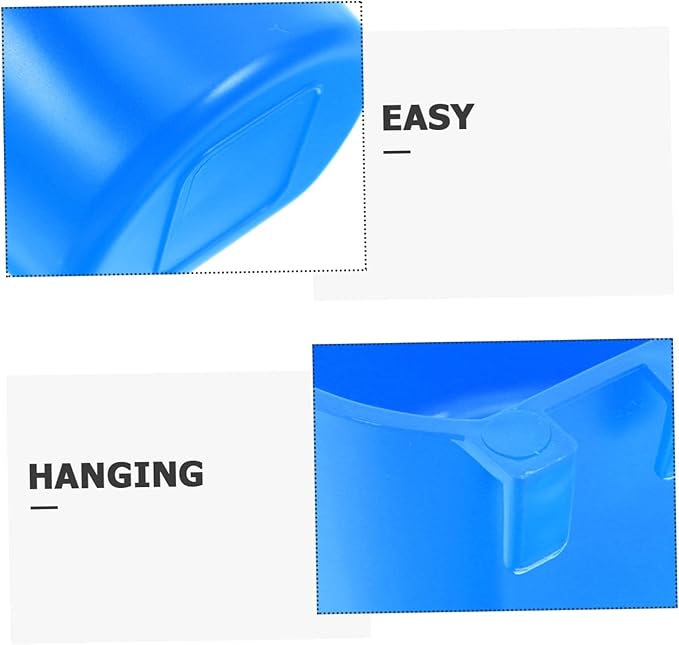 KESYOO 4pcs Hanging Feeding Bowls for Birds and Small Animals Thickened Plastic Water and Food Cups 8.3x8.3x6CM Suitable for Rabbit Chicken and PET Cages