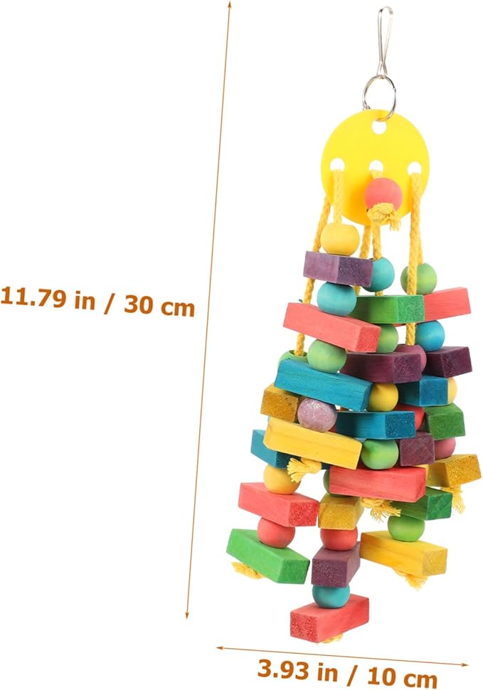 Pet Molar Chewing for Parakeets and Bunnies Fun Bird Cage Accessories for Entertainment and Health for Animals Like Hamsters and Guinea Pigs