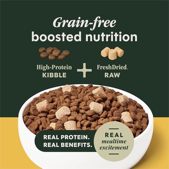 Instinct RawBoost Small Breed, Natural Dry Dog Food with Freeze-Dried Pieces, High Protein, Grain-Free Recipe - Real Chicken, 10 lb. Bag