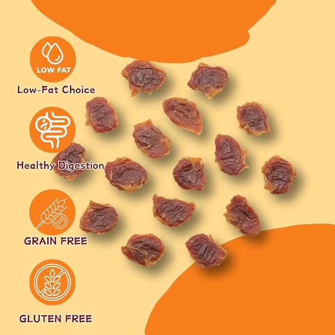 All-Natural Chicken Gizzards for Dogs, A Nutrient-Dense and High-Protein Single Ingredient Treat for All Breeds, Grain-Free, 14.11 Ounce