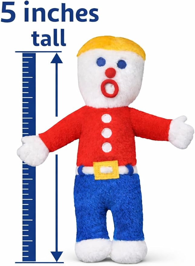 Multipet Mr. Bill X-Small Dog Toy 5" Squeaker Toy Contains No Electronic Parts or Circuitry | Mr Bill Mini Squeaker Dog Toy | 5 Inches | X-Small | Officially Licensed
