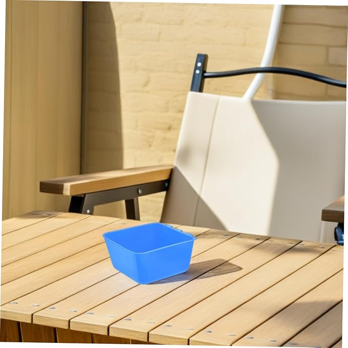 MERRYHAPY 6pcs Hanging Bird Cage Food Bowl for Rabbits Birds Chickens Sturdy Plastic Feeding Cup Watering Cup Easy Install Remove