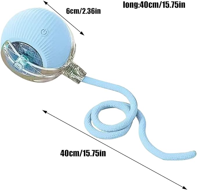 Interactive Rolling Dog Ball, Chewie Viral Rolling Ball, Chewie Ball for Dogs, Interactive Dog Smart Ball Toy, Smart Automatic Rolling Pet Ball for Dog Cat