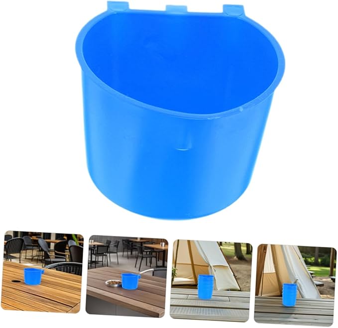 Holibanna 8pcs Hanging Bird Cage Cups Rabbit Food Bowl Pet Water Bowl for Small Animals Chicken Coop Pet Feeding