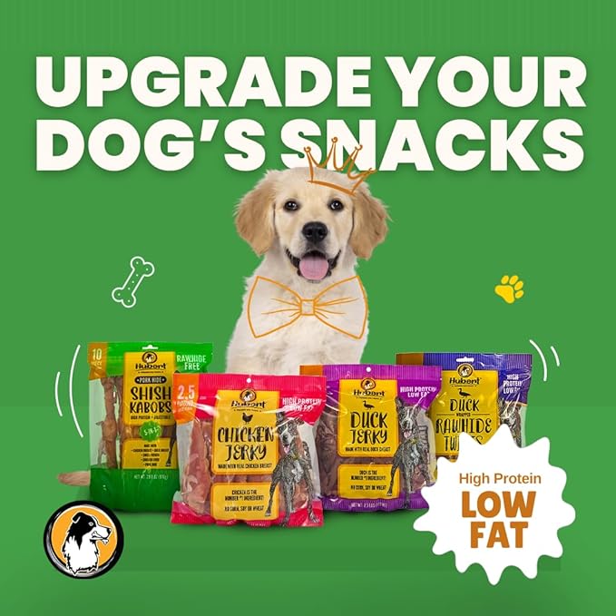 Hubert Pet Gourmet Chicken & Sweet Potato Wrap Dog Treats - Natural, Ideal for Training, USA Inspected & Tested, Suitable 2.5 lbs