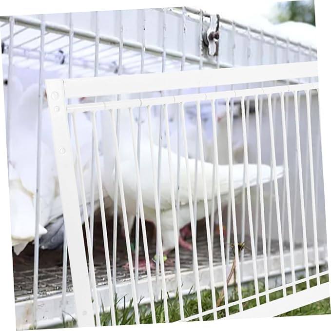 BESPORTBLE Stainless Steel Pigeon Cage Door Bird Accessory Pigeon House Door Bird Cage Entry
