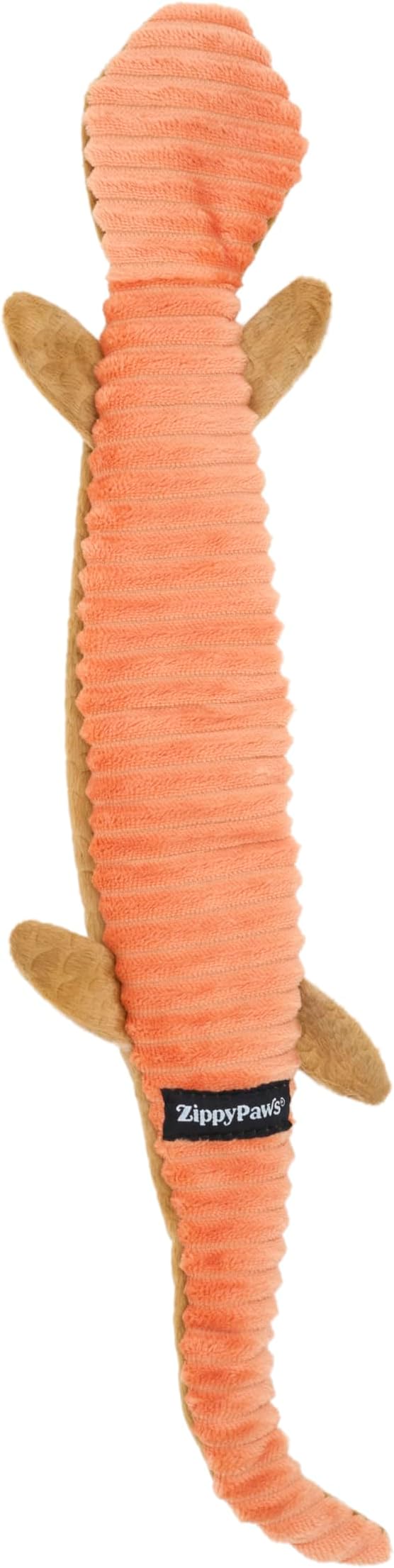 ZippyPaws Rope Reptilez Dog Toy – Rope & Plush Tug Toy (Bearded Dragon)