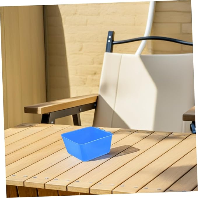 Totority 6pcs Hanging Rabbit Water Bowl and Bird Cage Feeder 12.5x9.5x6CM Sturdy PET Feeding Cup for Small Animals for Chicken Coop and Bunny Cages