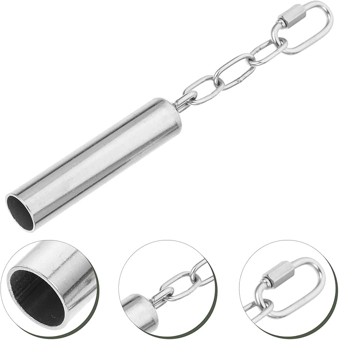Hemobllo Hand Shaking Bell Parrot with Stainless Steel Bell for Birdcage Hanging Squirrel and African Grey Chewing for Cage Activity and Play