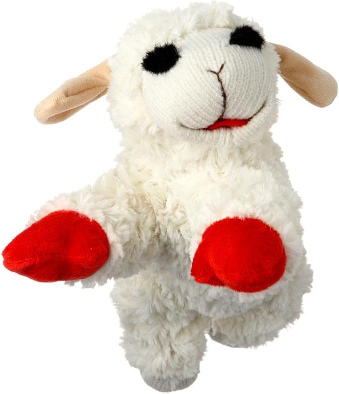 Multi Pet Lamb Chop Dog Toy, 10in [2-Pack], Small, Medium, Large Breeds