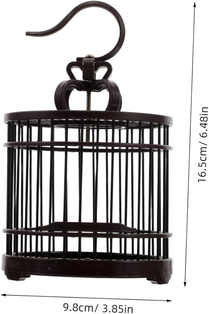 Abaodam Portable Plastic Habitat Cage for Hamsters Crickets and Small Reptiles Lightweight Decorative Birdcage with User Friendly Design for Easy Cleaning and Home Enhancement