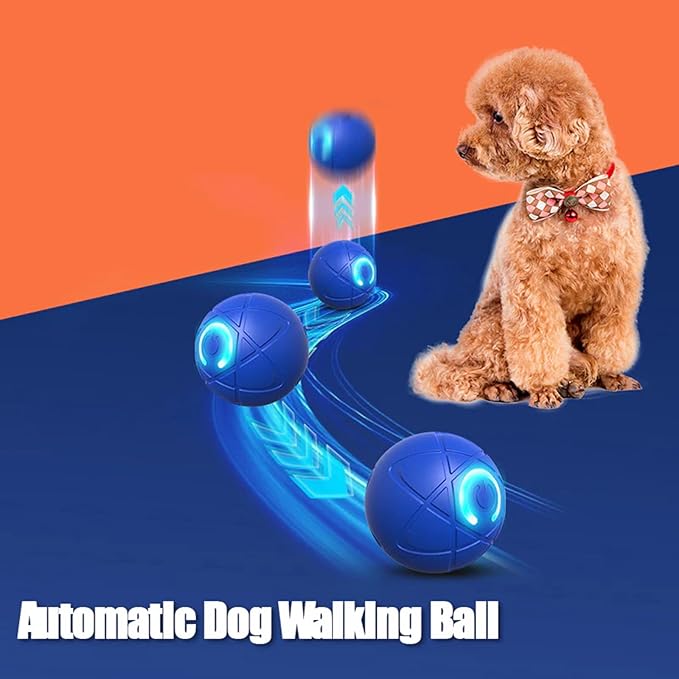 Viral Shaky Ball for Dogs, Smart Interactive Dog Toy Ball, Smart Jumping Automatic Moving Bouncing and Rotating Balls, Electric Vibrating & Rolling for Large/Small Dogs and Cats