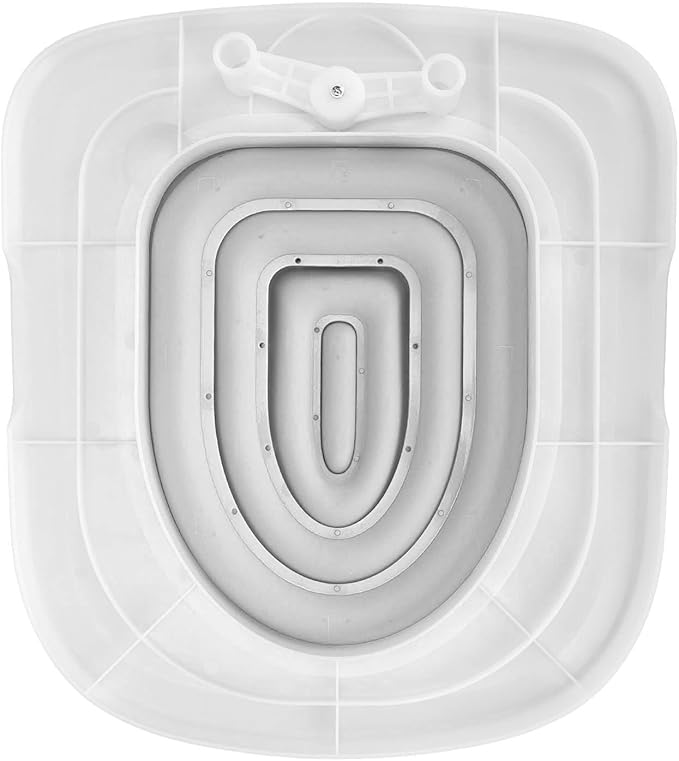 Cat Toilet Training Kit Universal Reusable Environmentally Friendly Cat Toilet Trainer Pet Cleaning (White Tray, 1 Gray Inner Support)