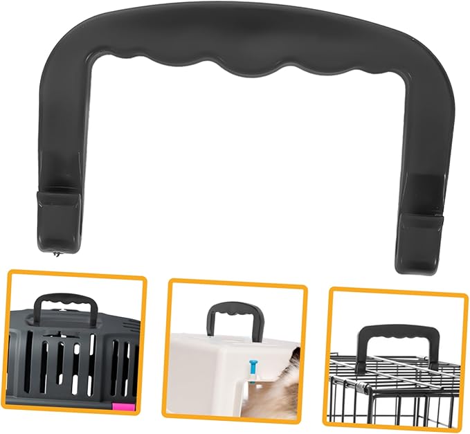 POPETPOP 4pcs Portable Pet Cage Handle Durable Plastic Replacement Handles for Easy Installation Birdcages Dog Crates and Hamster Cages Comfortable and Convenient Design