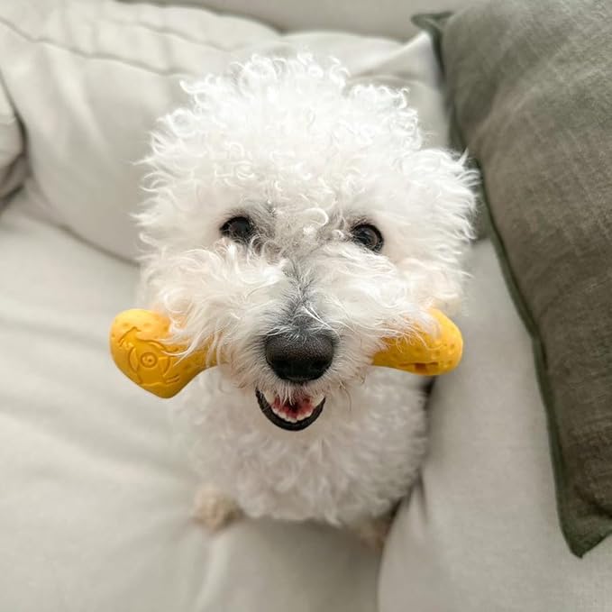Tall Tails Goat Sport Fetch Bone Toy for Dogs, Small