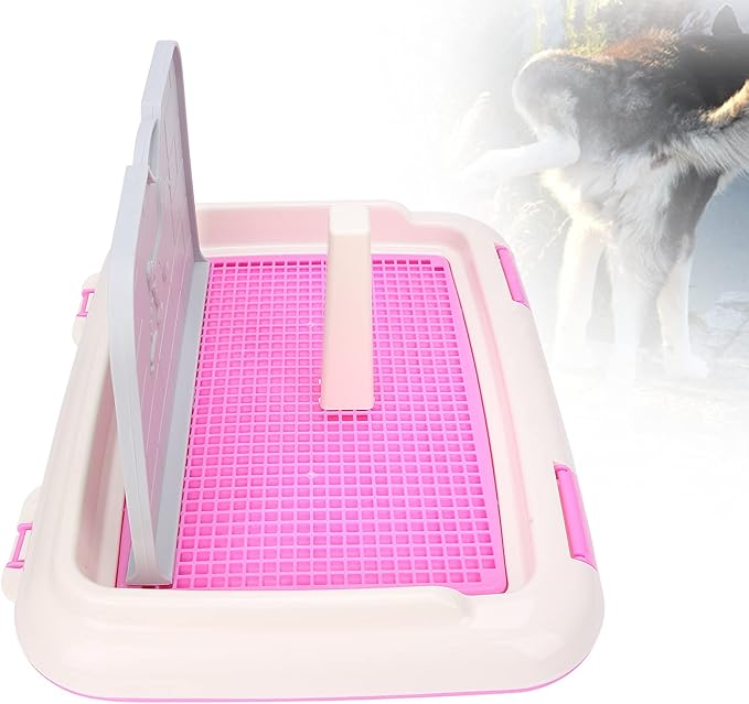 Dog Toilet Indoor Dog Litter Box Cat Potty Fence Puppy Training Pads Puppy Training Scheduled Urination Tray