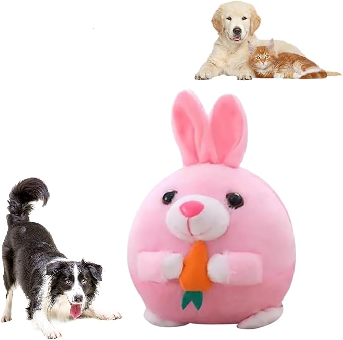 Active Moving Pet Plush Toy, Interactive Plush Dog Toy for Active Pets, Rechargeable Talking & Moving Pig Toy - Ideal for Dogs & Cats, Fun Playtime at Home, Park, or Beach (Style 5)
