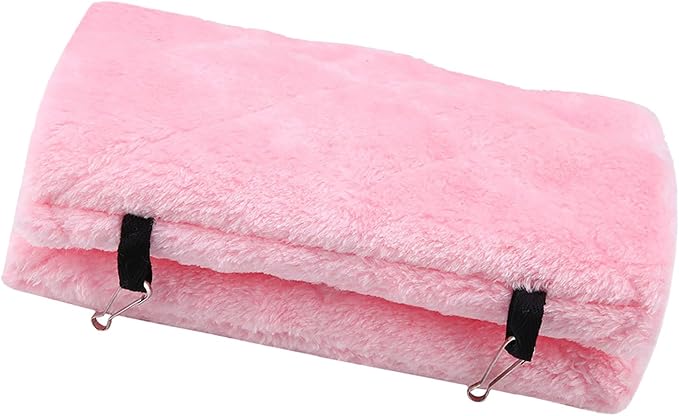 CHICIRIS Bird Hanging Tent Soft Plush Cozy Bird Hammock Winter Warm Pet Toy for Small Medium Birds (M) Indoor Use
