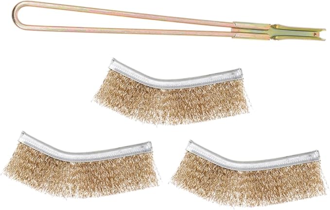 Balacoo 1Set Bird Cage Cleaning Brush Set Durable Ergonomic Handle Bristles for Cleaning of Parakeet Cages and Small Animal Habitats Cage Care Tool