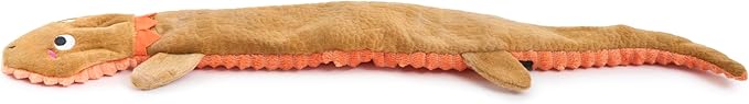 ZippyPaws Rope Reptilez Dog Toy – Rope & Plush Tug Toy (Bearded Dragon)