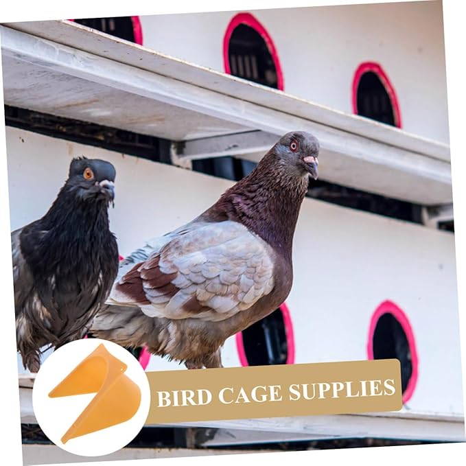 Mipcase Bird Cage Door for Pigeon Coop One-Way Entry Pigeon Install Abs Material