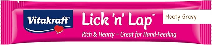 Vitakraft Lick 'n' Lap Meaty Gravy Cat - Chicken - Great for Bonding - Low Calorie Wet Cat Treat - 5 Pack