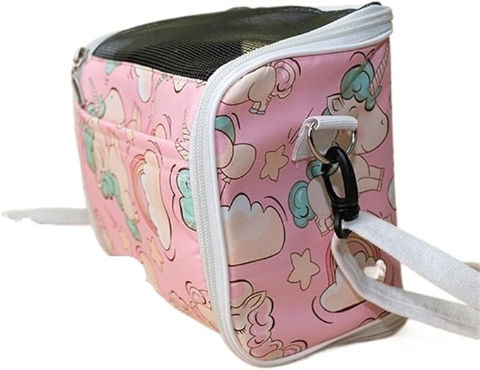 Portable Pet Bird Cage - Breathable and Detachable Travel Bag for Parrots, Hamsters, and Guinea Pigs(Scarlet)