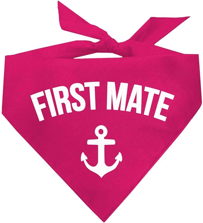 First Mate Dog Bandana (Hot Pink, XS 264)