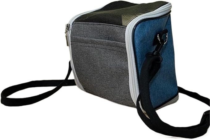 Portable Pet Bird Cage - Breathable and Detachable Travel Bag for Parrots, Hamsters, and Guinea Pigs(Sapphire)