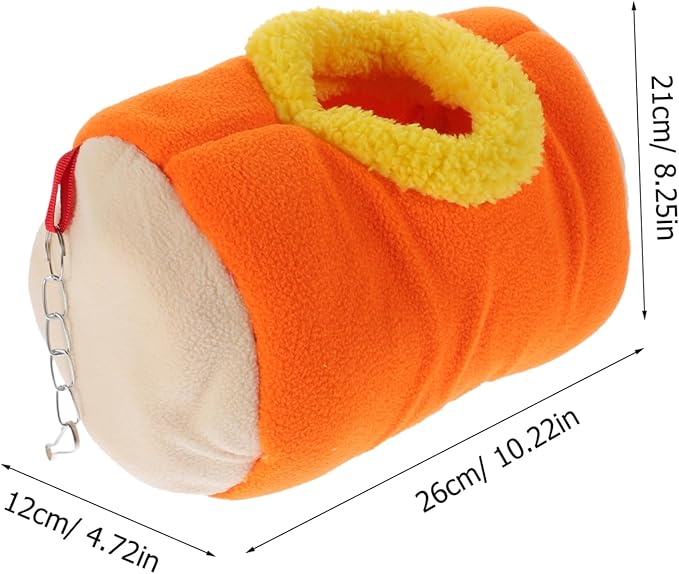 POPETPOP Delicate Hanging Nest for Hamsters Parrots Pets Cozy Sturdy Design for Ferrets Chinchillas Creative Attractive Pet Hideout for Birdcages and Play Areas