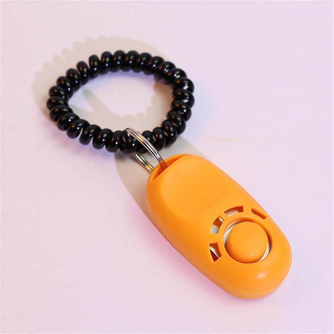Dogs Training Clickers with Stretch Wrist Rope Durablity Compacted Size Easily to Use for Cats Dogs Bird Training, Blue