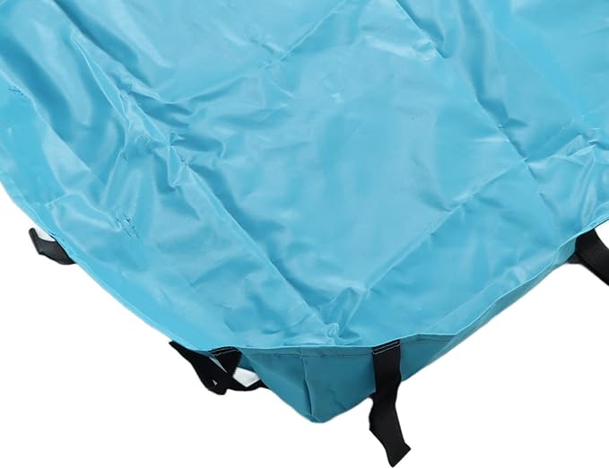 Oxford Cloth Hamster Cage Bottom Cover, Breathable Leakproof Chassis Liner for Guinea Pig with Removable Support For Furniture, Floors, and Beds (Blue)