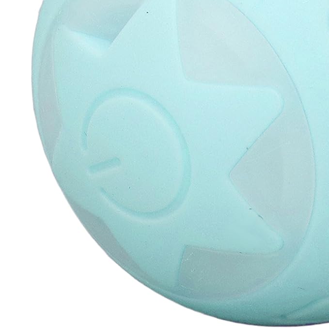 Peppy Pet Ball Automatic Rolling Ball, Interactive Dog Toy with Led Flash Colorful Lights Rechargeable Motion Activat Pet Ball Self Rotating Ball for Cat Dog (Neutral English Packaging)