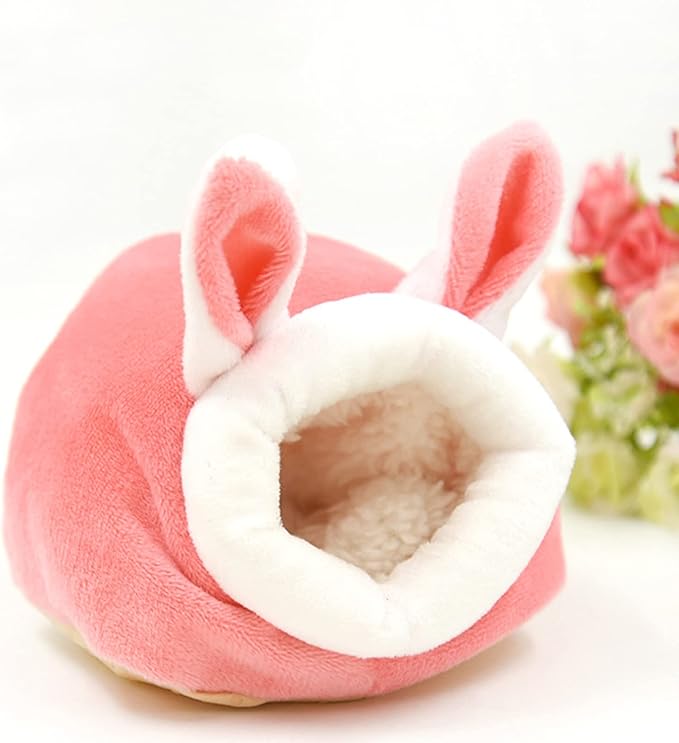 Velvet Small Animal Nest Winter Warm House Soft Breathable for Hamsters Guinea Pigs Squirrels Birds Cage Accessories