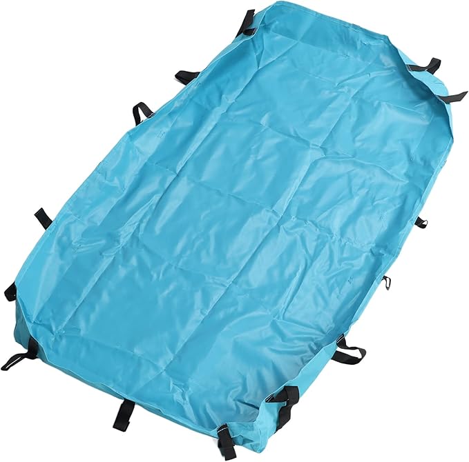Oxford Cloth Hamster Cage Bottom Cover, Breathable Leakproof Chassis Liner for Guinea Pig with Removable Support For Furniture, Floors, and Beds (Blue)