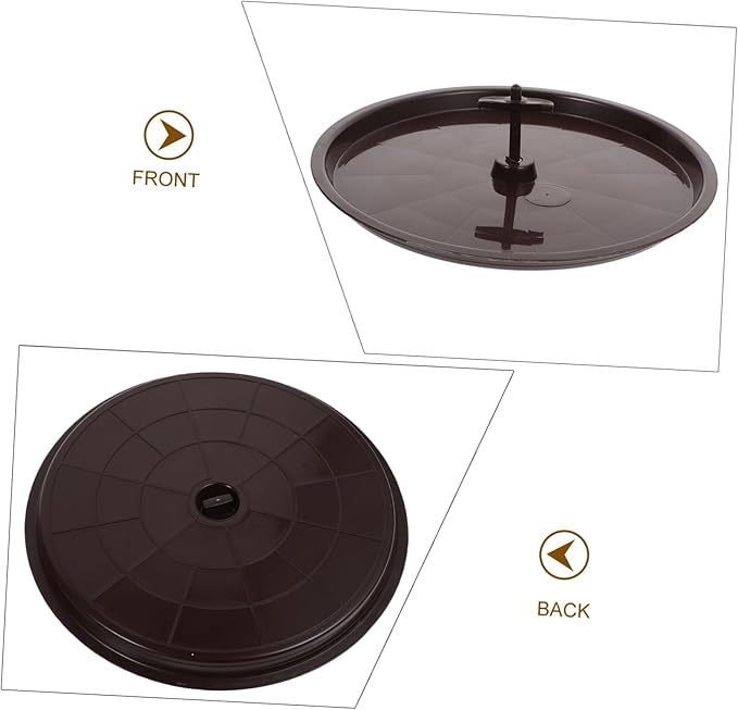 SUPVOX 4pcs Parakeet Poop Holder Tray Bird Toilet Pan for Cage Accessories Bird Cage Poop Tray Random Colors Easy to Clean