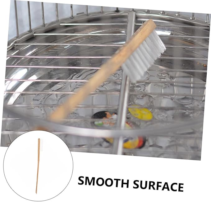 Toddmomy 1pc Bird Cage Cleaning Brush Handle Tool for Effortless Cage Cleaning for Bird and Fecal Ease