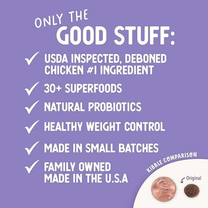 Health Extension Lite Chicken & Brown Rice Dry Dog Food, Low Fat Formula Supports Healthy Weight, with Probiotics & Superfoods for Digestion & Coat Health (1 lb)