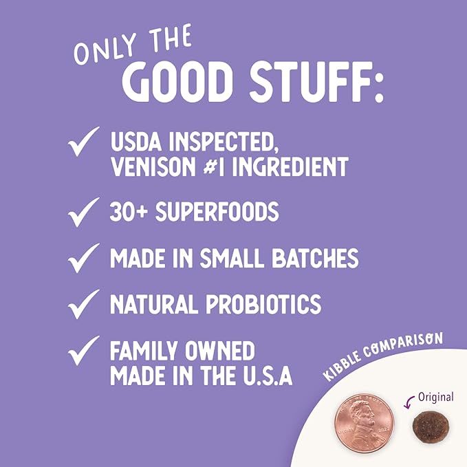 Health Extension Grain Free Venison & Sweet Potato Dry Dog Food - 30+ Superfoods and Probiotics for All Life Stages (23.5 lb)