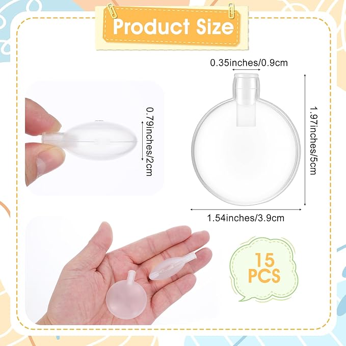 15Pcs Squeakers for Dog Toys, 40mm Replacement Dog Toy Squeakers Noise Maker Insert Replacement for Pet Supply Cat Toys Repair
