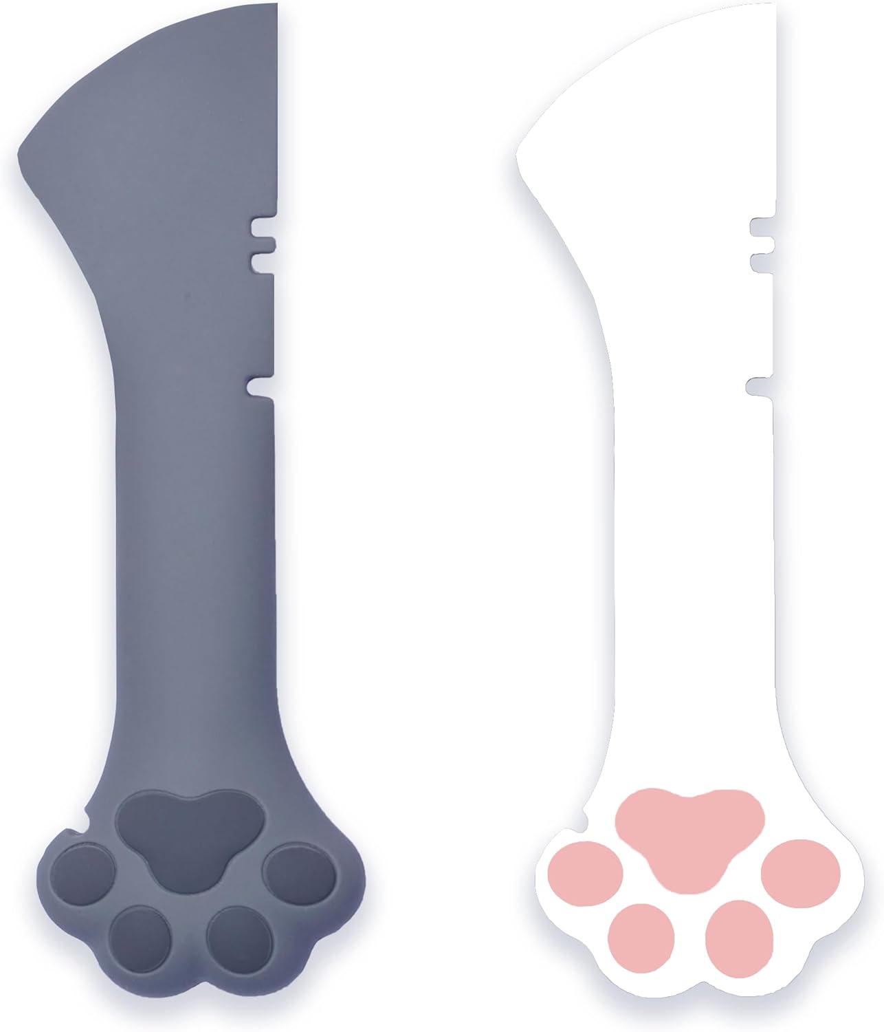 Meow&Woof Cat Wet Food Spoon, Mini Spatula for Pet Canned Food, BPA Free Can Spoons for Animal Feeding, Small Jars Spatulas, Easy Clean Scraper for Dog Food Cans （2 Spoons）
