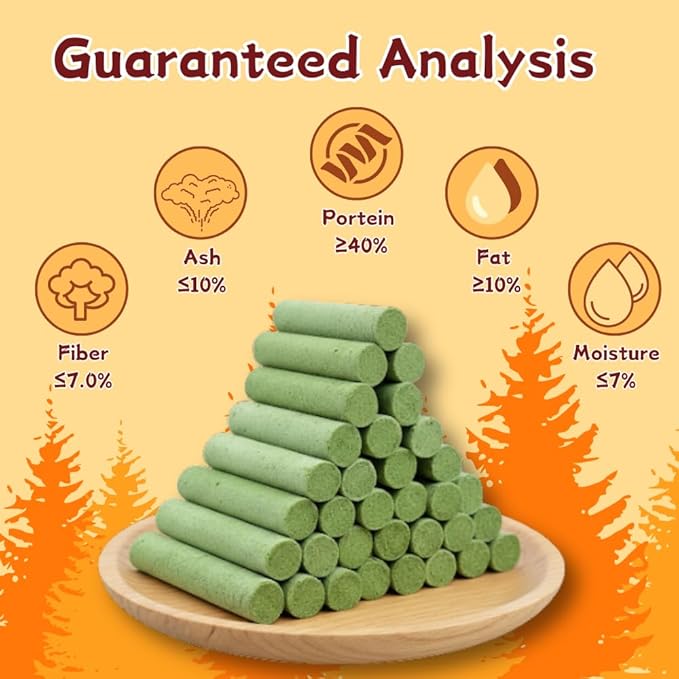 Chicken & Cat Grass Sticks for Cats, Natural Hairball Control Treats to Support Healthy Digestion, A Soft & Chewy Grain-Free Snack with Real Chicken,40 Count