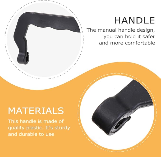 balacoo 10pcs Portable Plastic Bird Cage Handle Set Lightweight Lifting Handles for Pet Carriers Easy Installation Safe and Comfortable Grip for Outdoor Travel