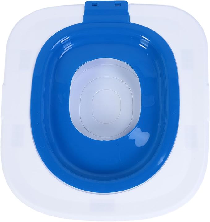 Cat Toilet Training Kit | Reusable Pet Toilet Trainer for Home Use | Removable Urinal System Fits All Cat Sizes/Breeds | ABS Material, Easy to Maintain (Blue)