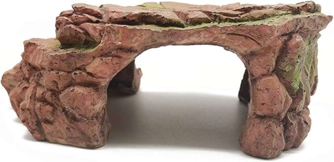 TIHOOD Turtle Platform Rectangular Aquarium Fish Tank Adjustable Turtle Basking Platform Reptile Resting Terrace Tortoise Climbing Platform