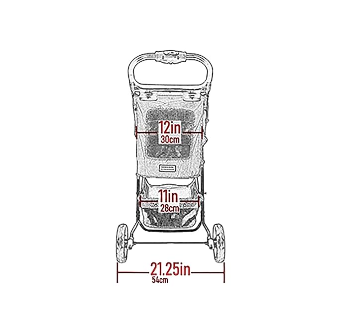 Pet Gear No-Zip Special Edition 3 Wheel Pet Stroller for Cats/Dogs, Zipperless Entry, Easy One-Hand Fold, Removable Liner, Cup Holder, Iris