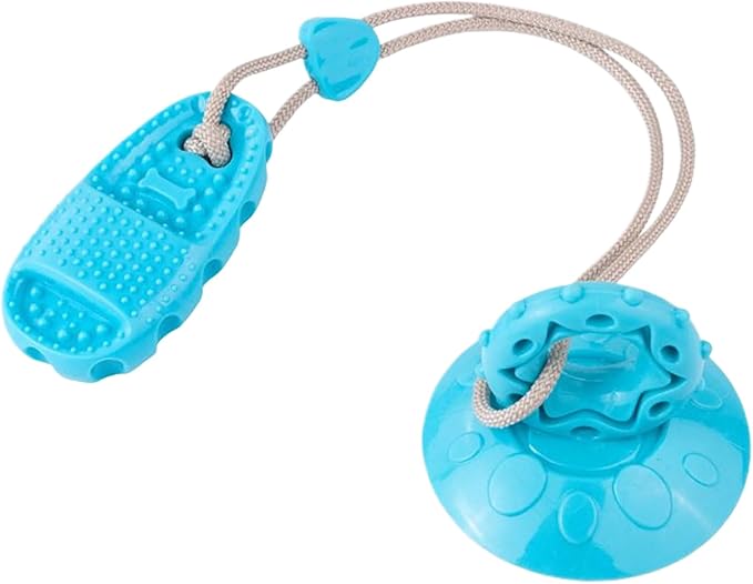 Interactive Dog Toy With Suction Cup Base Hollow Dog Ball That Holds Treats Inside Designed For Supervised Play For Cat Kitten Small Medium Large Breed Aggressive Chewers Indoor Outdoor Play Stimulati