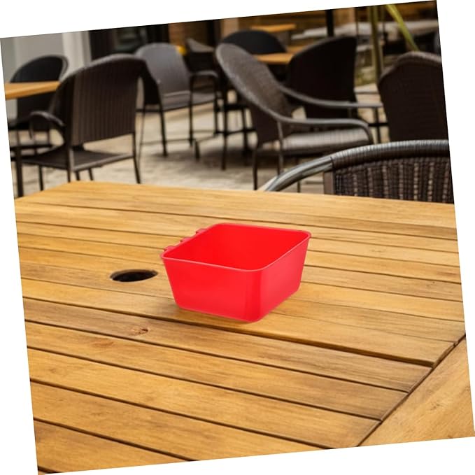 6pcs Hanging Rabbit Food Bowl Bird Water Feeder for Chicken Coop 12.5x9.5x6CM Sturdy PET Feeding Cups Suitable for Small Animals and Poultry